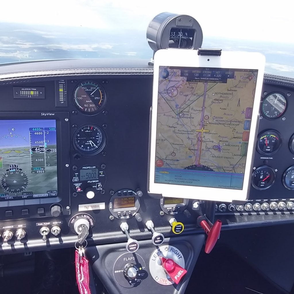 ipad mini cockpit mounted
