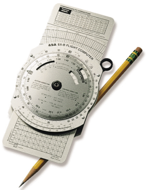 Navigationsrechner E6B für die Hemdtasche