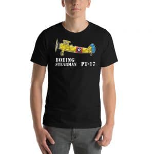 Boeing Stearman PT-17 - Kurzärmeliges Unisex-T-Shirt