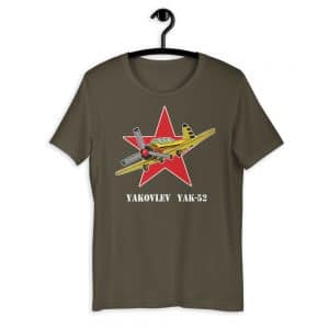 Yakovlev YAK-52 - Kurzärmeliges Unisex-T-Shirt