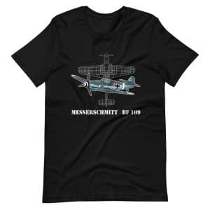 Messerschmitt BF-109 - Kurzärmeliges Unisex-T-Shirt