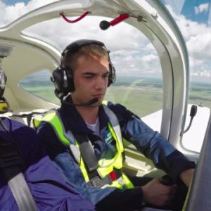 Flugschüler mit Fluglehrer