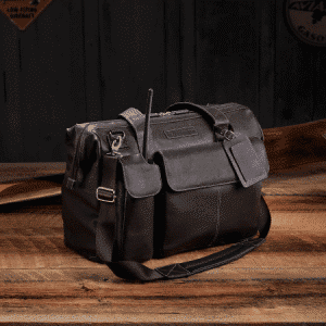 Pilotenledertasche - Lightspeed Gann