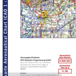 ICAO Karte Motorflug Frankfurt