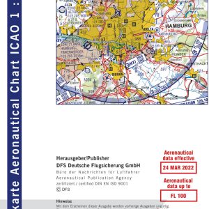 ICAO Karte Motorflug Hamburg