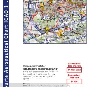 ICAO Karte Motorflug Stuttgart