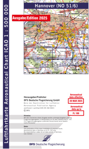 ICAO Karte Motorflug Hannover