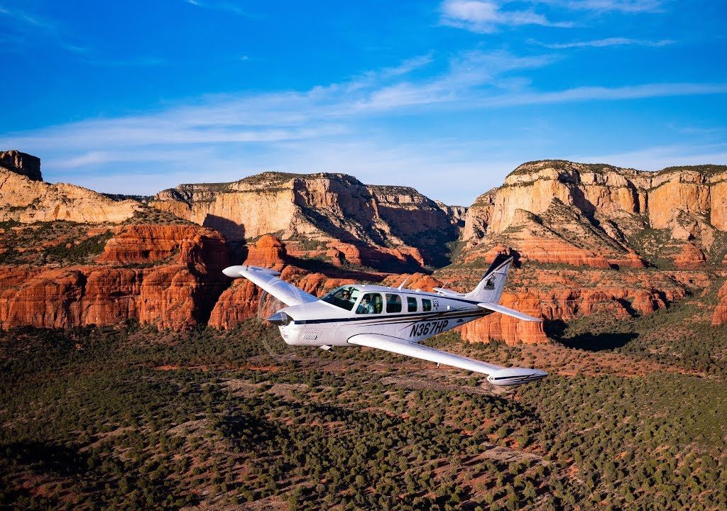 Flying in Sedona USA