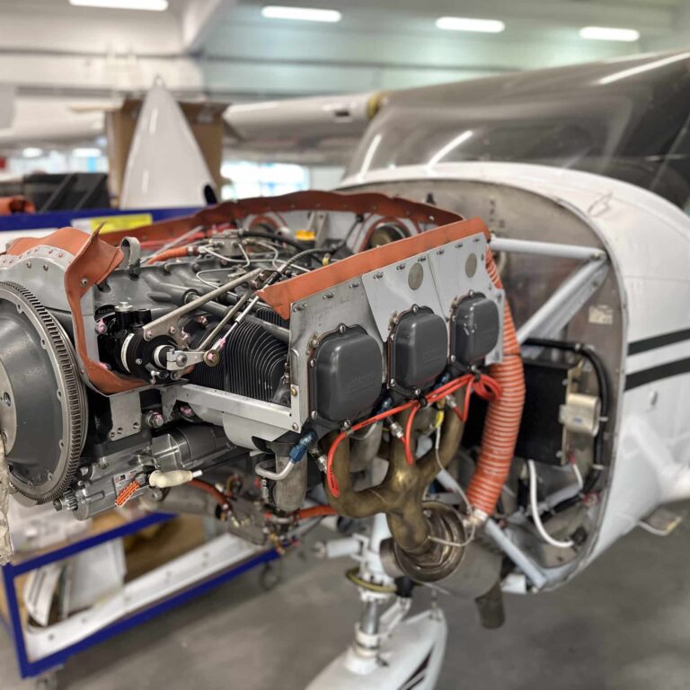 Cessna in der Wartung